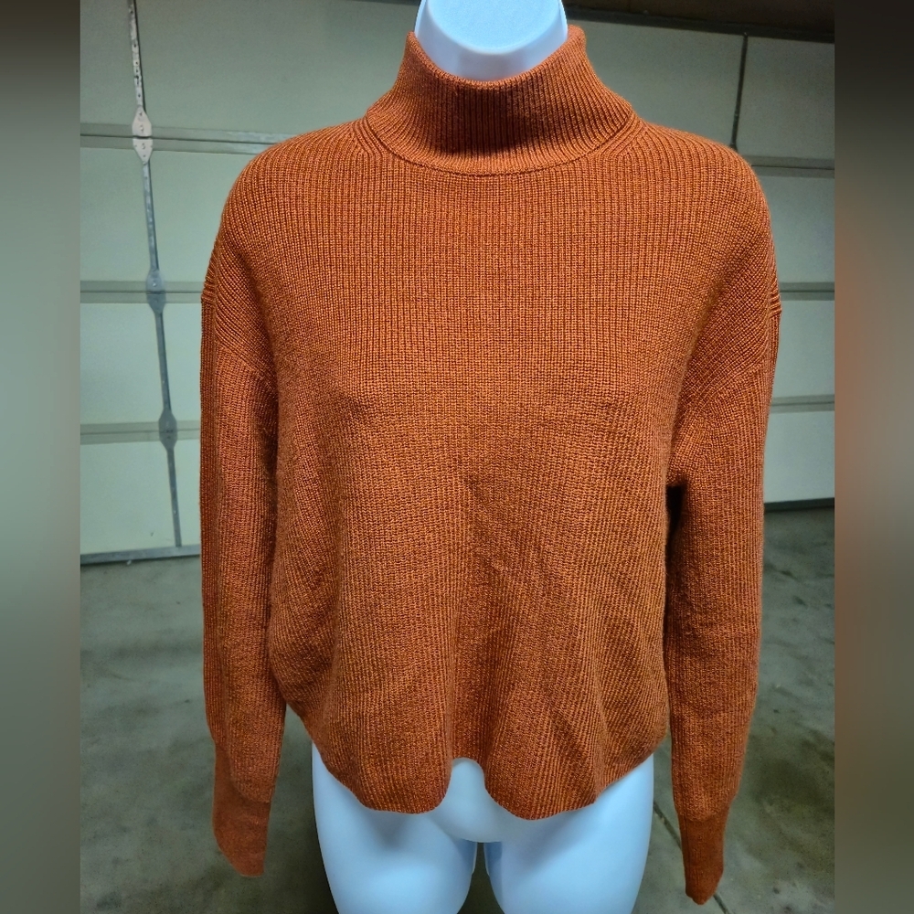 lululemon athletica Burnt Orange Turtleneck Sweater